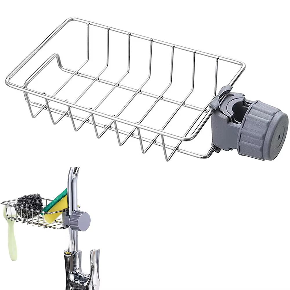 Kitchen Uncle - Kitchen Sink Drain Rack Sponge Storage
