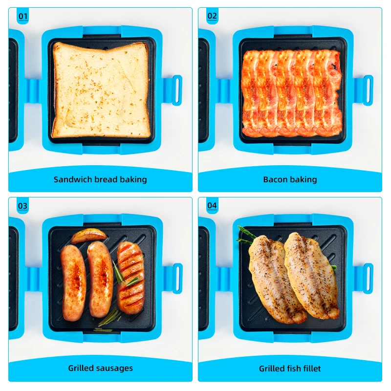 3pack Food Grade Sandwich Toas - đánh giá và giá Baking Kitchen Set