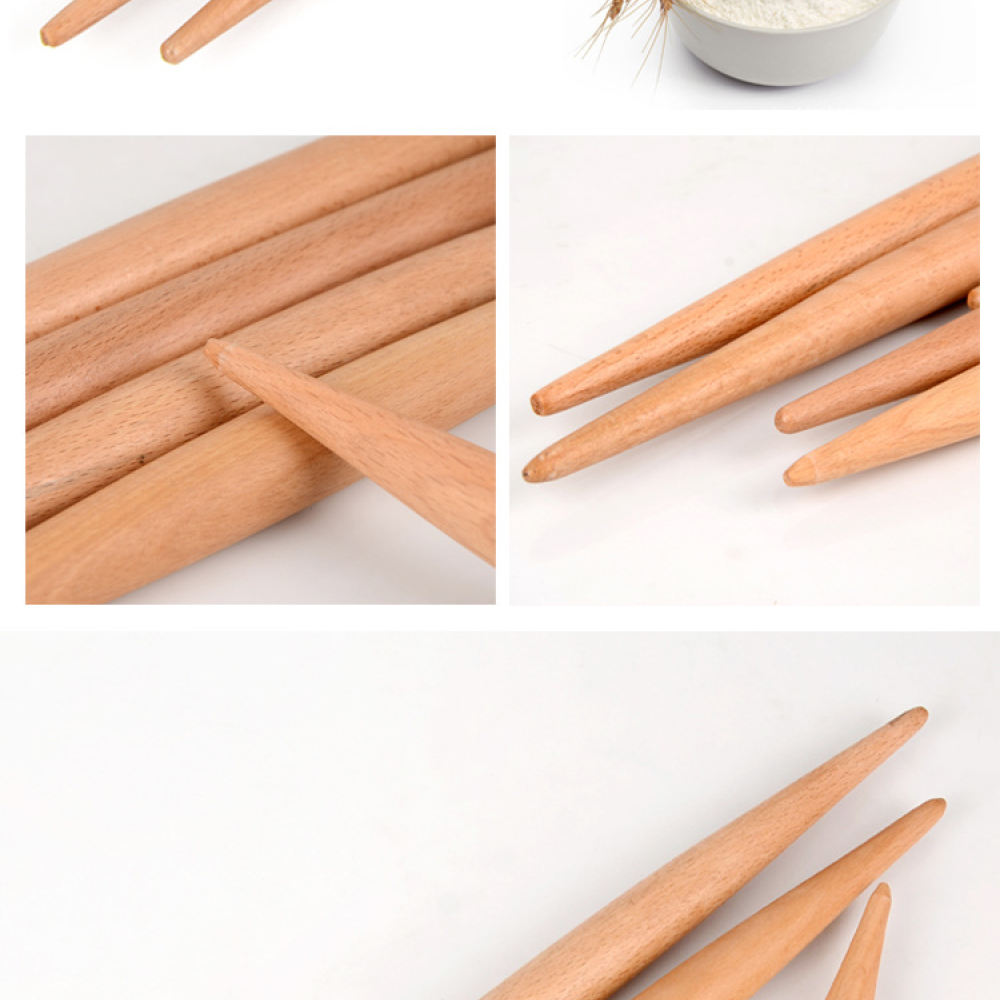 Wooden Rolling Pin Pointed Dou - đánh giá và giá Kitchen Roller Baking