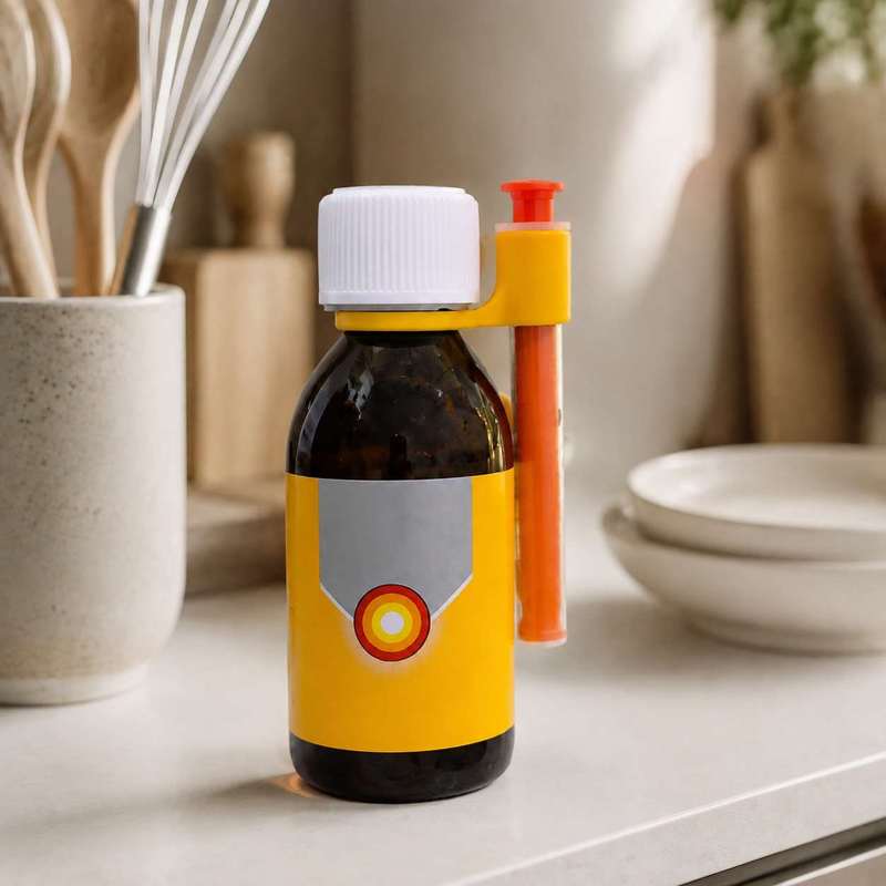 Syrup Bottle Syringe Holder Cl - đánh giá và giá Kitchen Uncle