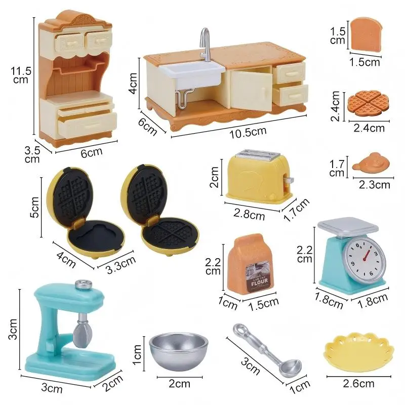 1:12 Dollhouse Miniature Furni - đánh giá và giá Kitchen Uncle
