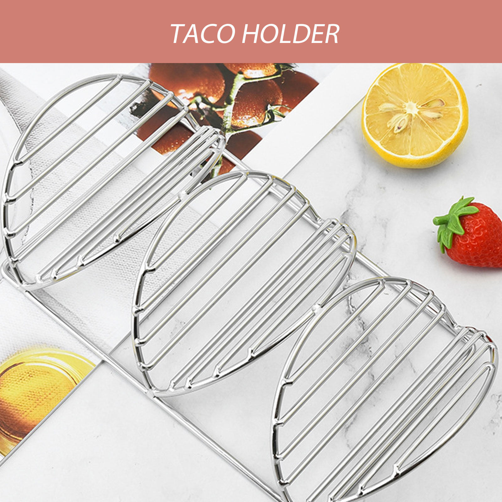 Taco Rack Stand Stainless Stee - đánh giá và giá Kitchen Baking Rack