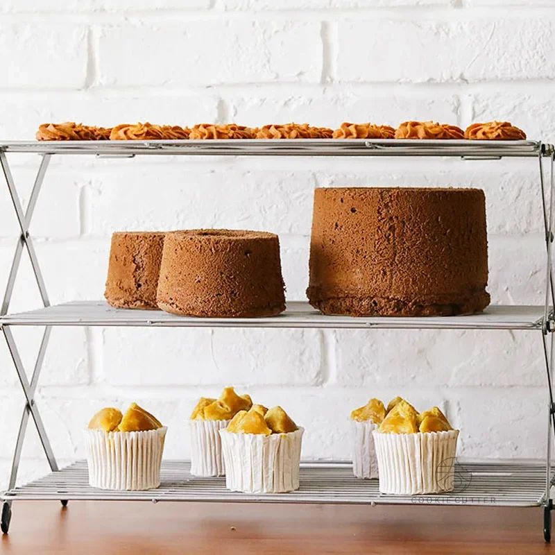 Foldable Multi-Layer Cake Cool - đánh giá và giá Kitchen Baking Rack