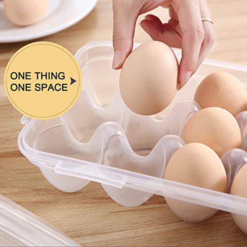 1/2pc 10Grids Egg Storage Box  - đánh giá và giá Kitchen Uncle