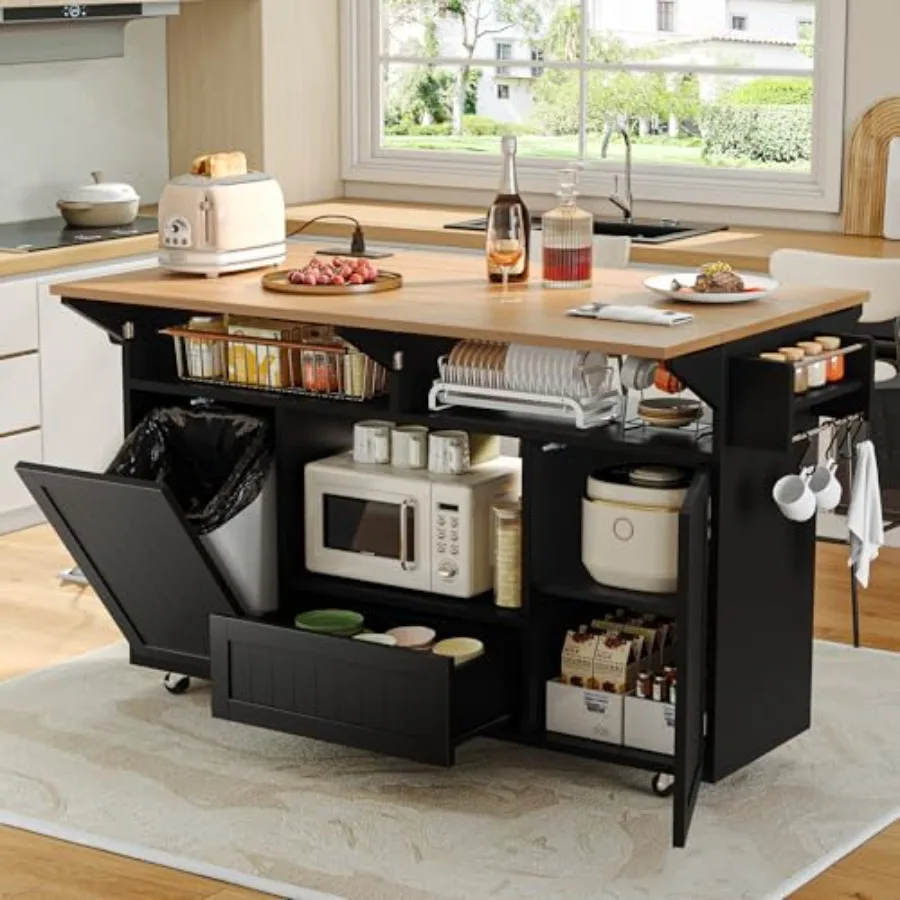65 Kitchen Island with Drop Le - đánh giá và giá Kitchen Uncle