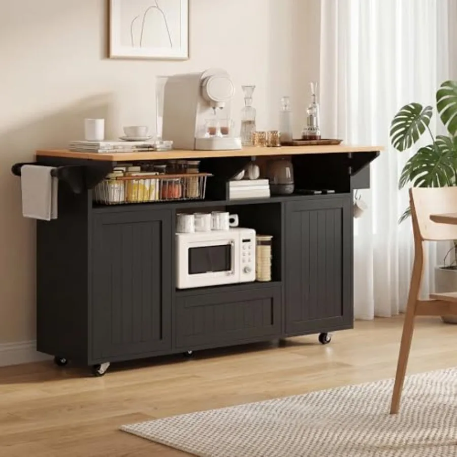 65 Kitchen Island with Drop Le - đánh giá và giá Kitchen Uncle