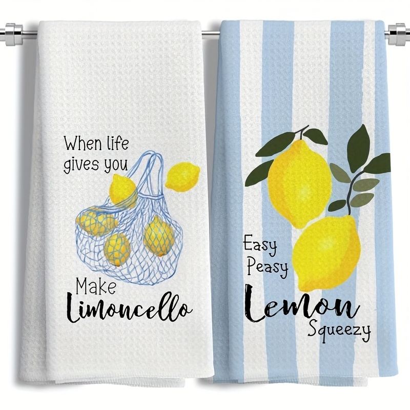 2Pcs, Lemon Mesh Kitchen Towel - đánh giá và giá Baking Kitchen Set