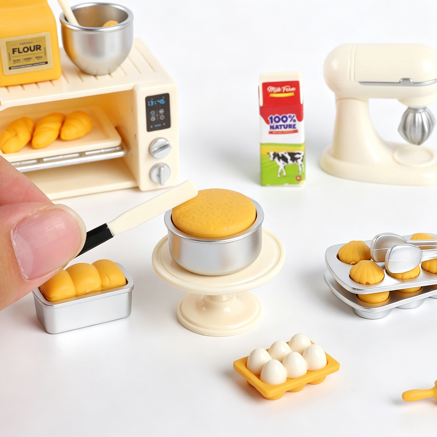 Mini Baking Time Pretend Play  - đánh giá và giá Kitchen Kids Baking Set
