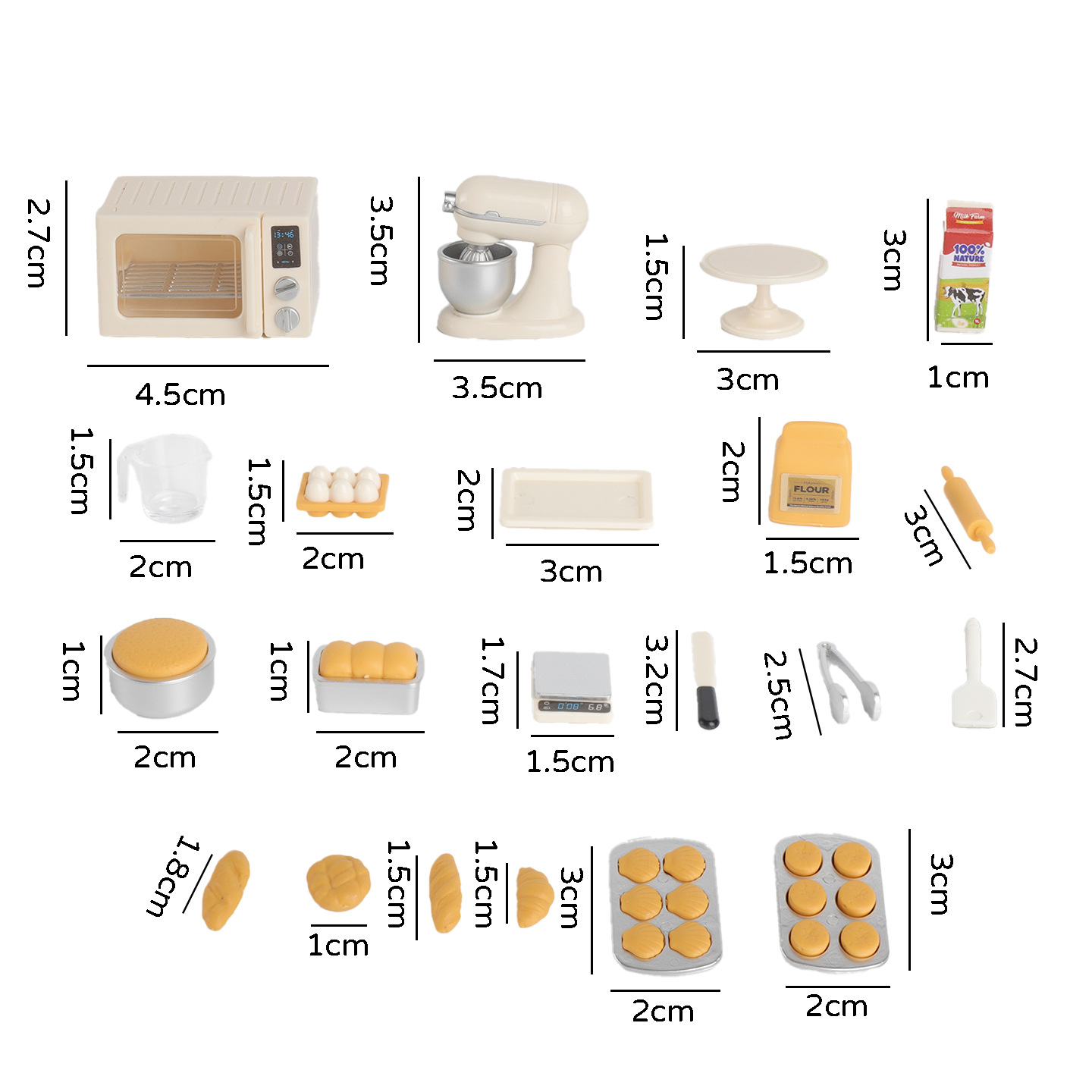 Mini Baking Pretend Play Set,  - đánh giá và giá Baking Kitchen Set