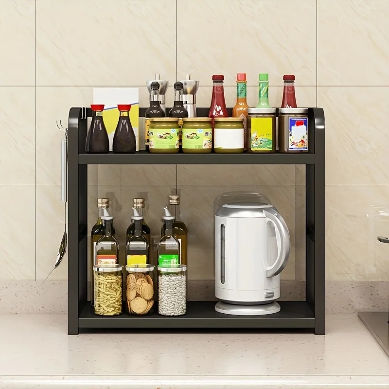 2-Tier Metal Countertop Shelf, - đánh giá và giá Kitchen Uncle