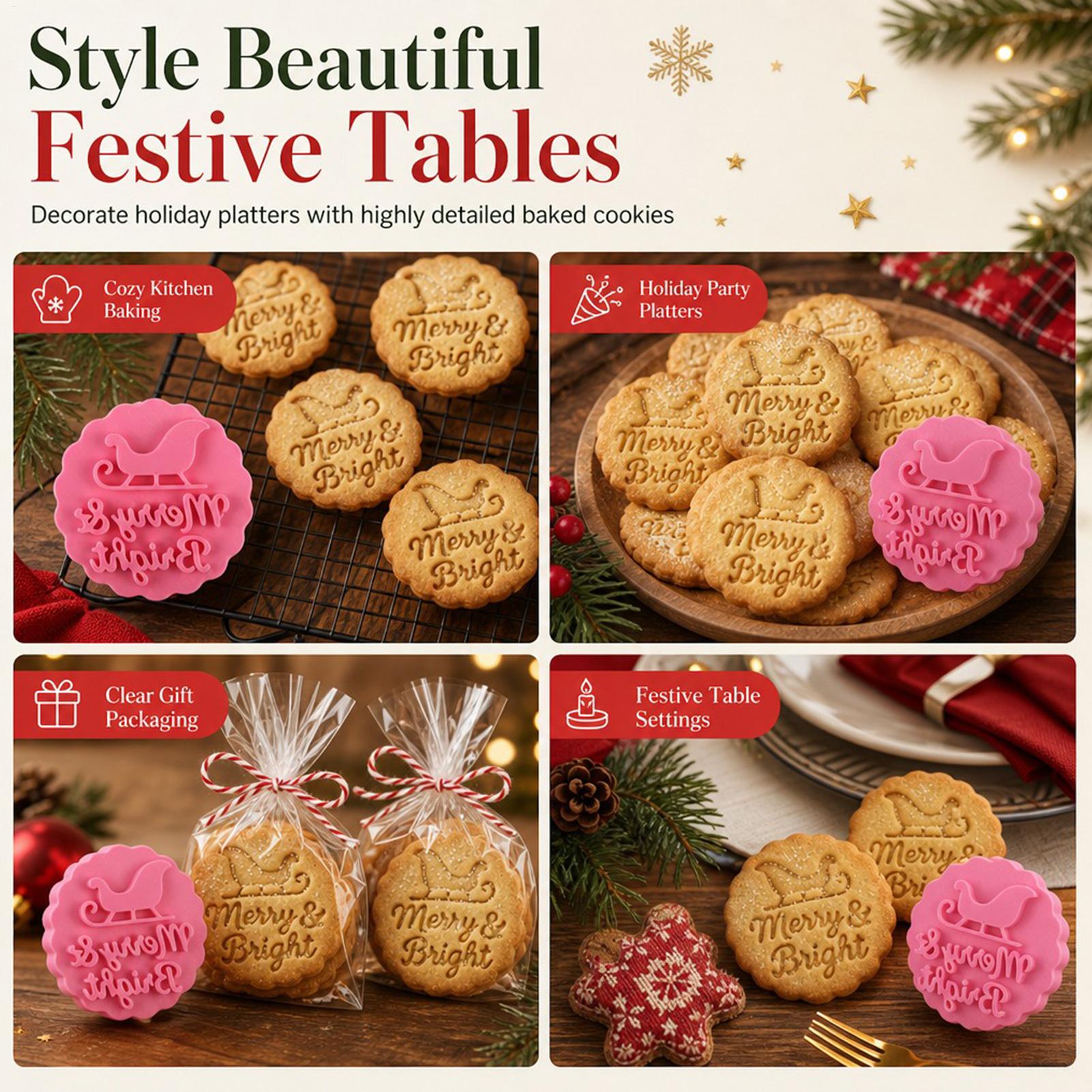Christmas Cookie Cutter Set 10 - đánh giá và giá Baking Kitchen Set