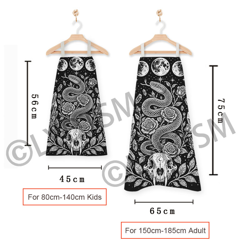 Gothic Witch Occult Apron Snak - đánh giá và giá Kitchen Witch Baking